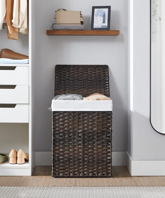 Veļas grozs 90L , brūns (LCB051)