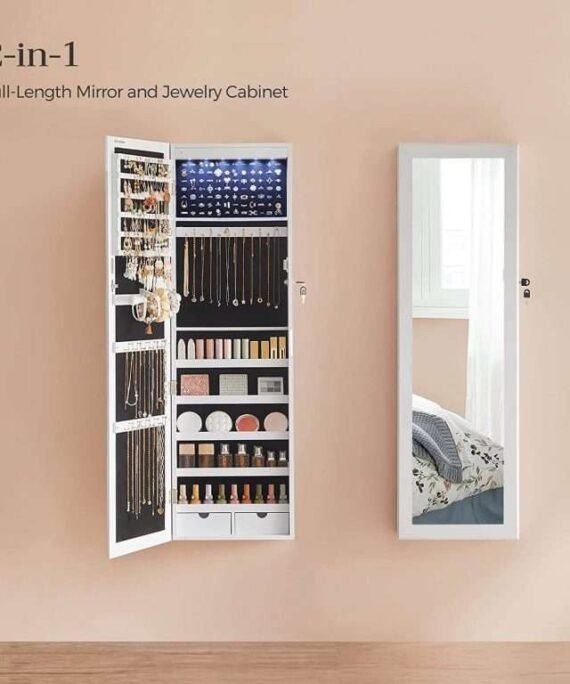 Kosmētikas un juvelierizstrādājumu  skapis (JBC62W)